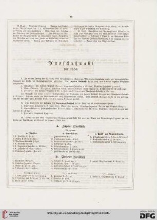 Ausschußwahl für 1863