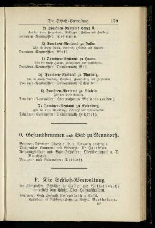 Gesundbrunnen und Bad zu Nenndorf