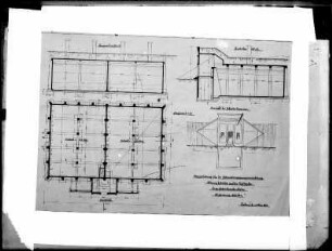 Bauplan: Wasserbehälter auf der Riedhalde