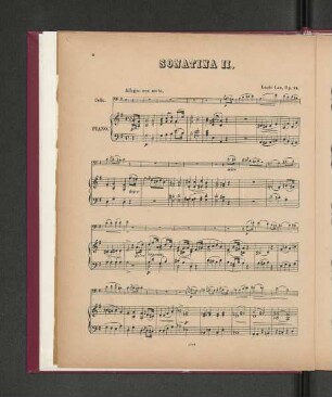 Sonatina II. [Piano.]