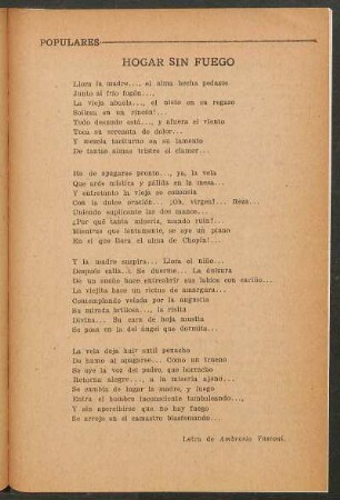 Hogar sin fuego