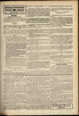 Zweite Ausgabe vom Dienstag, den 23. Februar 1915.