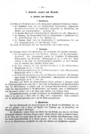 X. Gewerbe, Handel und Verkehr