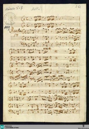 3 Marches - Mus. Hs. 449 : ob (2), cor (2), fag