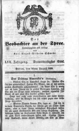 33. Stück, 16. August 1858
