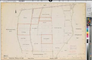 Stockum (Unna), Siddinghausen (Unna), Zusammenlegung Stockum-Siddinghausen, Bl. 2 Zuteilungskarte Stockum Flur 2