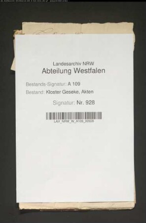Anlagen zum Heberegister (927).