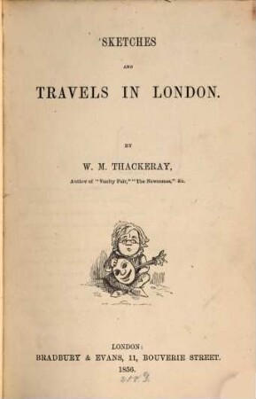 Sketches and Travels in London