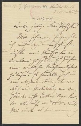 Brief an Emma Brandes : 10.11.1891