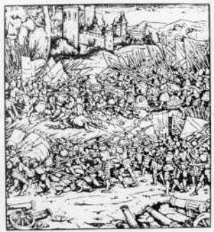 Schlacht bei Hauloing (Nr. 126 aus Weißkunig)
