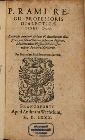 Institutionum Dialecticarum libri duo