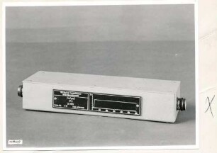 Tiefpass TP 4 Vorderansicht, Foto 1959