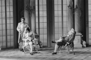 Szenenbilder aus der Oper "Capriccio" von R. Strauss, Städtische Oper Berlin, November 1956 : Oper in einem Akt