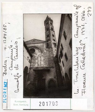 Florenz: Badia, Campanile von Arnolfo di Cambio