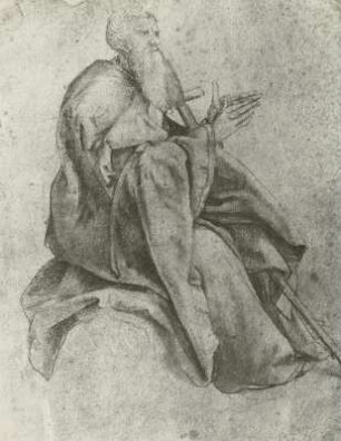 Studie zum Hl. Antonius (Isenheim)