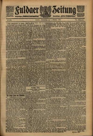 Ausgabe vom Donnerstag, den 07. Oktober 1909.