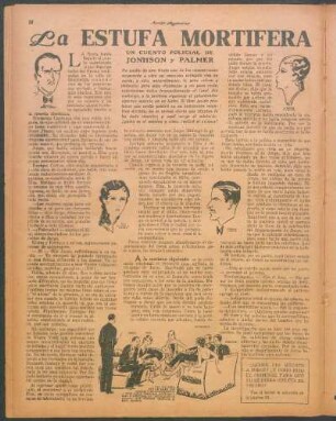 La estufa mortifera : Un cuento policial de Johnson y Palmer
