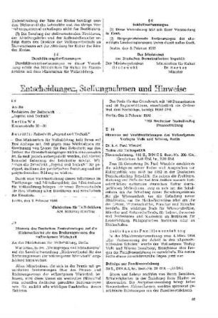 Zeitschrift "Jugend und Technik" : E 8 ; [Entscheidungen, Stellungnahmen und Hinweise]