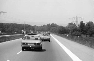 Freiburg: Autobahn bei Freiburg Nord