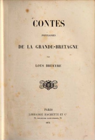 Contes populaires de la Grande-Bretagne