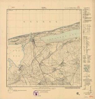 1271 Leba (4-cm-Karte) Meßtischblatt [alte Nr. 172]