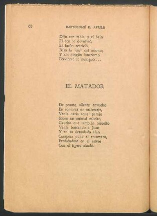 El matador
