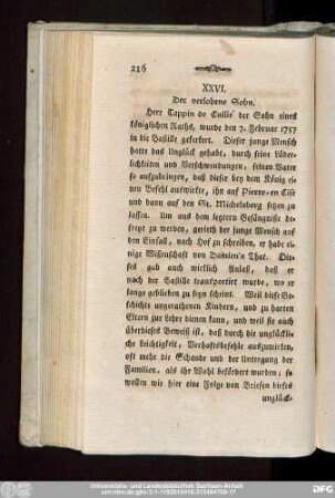 XXVI. Der verlohrne Sohn.