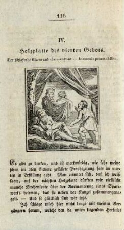 IV. Holzplatte des vierten Gebots
