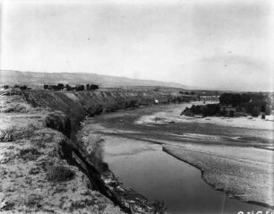 Grand Junction : Die kleine Stadt Grand Junction am Ufer des Colorado Rivers.