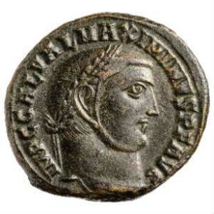 Münze, Follis, 312 n. Chr.