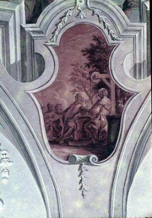 Biblische Szenen mit Bezug auf himmlische Speisung