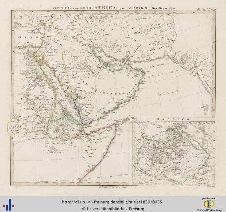 Mittel- und Nord-Africa, Oestliches Blatt.