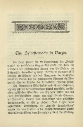 Eine Sylvesternacht in Barzin