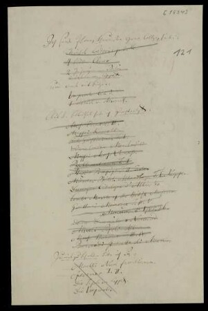 Nr. 121: Brief von Karl Otfried Müller an Carl Oesterley, Göttingen, 1834
