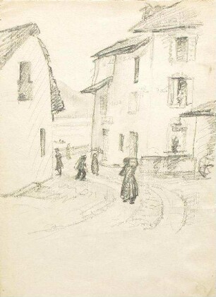 Dorfstrasse im Tessin
