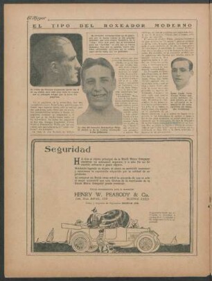 El tipo del boxeador moderno
