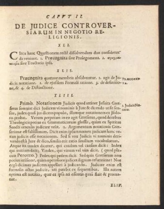 Caput II. De Judice Controversiarum In Negotio Religionis.