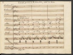 Choral: Gütig und gnädig und reich an Erbarmen