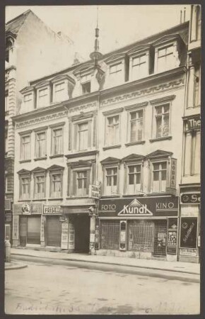 Ansichtskarte Fotogeschäft, Friedrichstraße