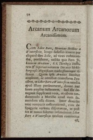 Arcanum Arcanorum Arcanissimum