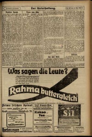 Zweite Ausgabe vom Dienstag, den 18. November 1924.