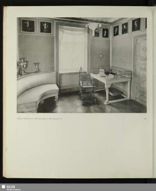 Schloß Charlottenhof, Arbeitszimmer der Kronprinzessin