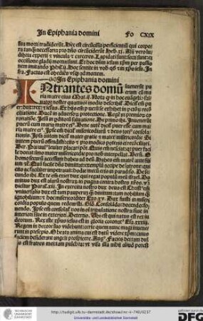 In epiphania domini.