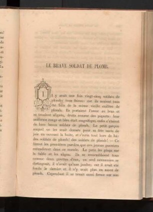 Le Brave Soldat De Plomb.