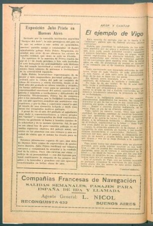 Exposición Julio Prieto en Buenos Aires