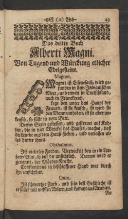 Das dritte Buch Alberti Magni.