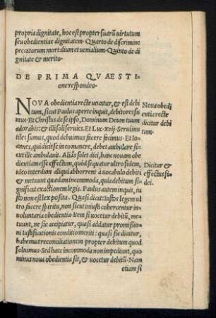 De Prima Quaestione respondeo.