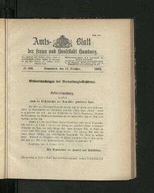 No. 153. 11. Oktober. 1902.