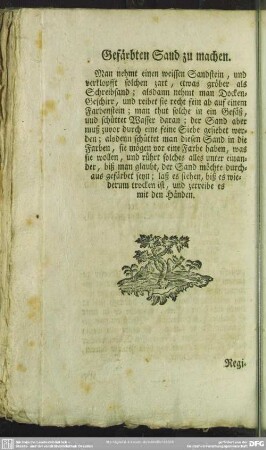 Gefärbten Sand zu machen