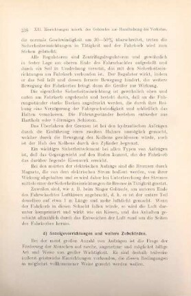 d) Anzeigevorrichtungen und weitere Zubehörden